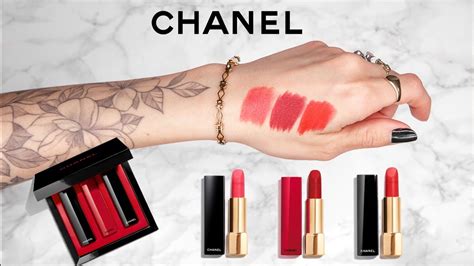 Chanel mini lipstick set